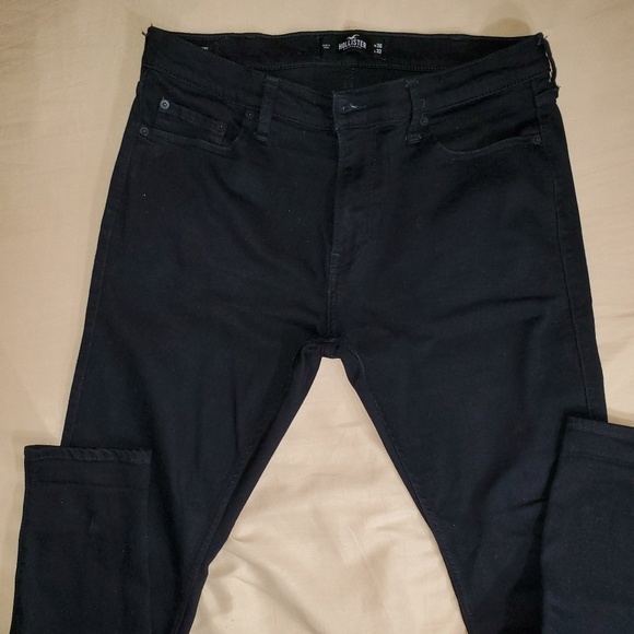Hollister No Fade Black Jeans Flash 